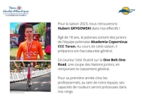 UCNA: Dernière recrue pour la saison 2023 !