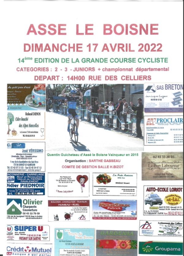 Assé le Boisne 2,3+J+ Chpt. Dépt.