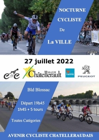 Châtellerault: Nocturne du Boulevard Blossac