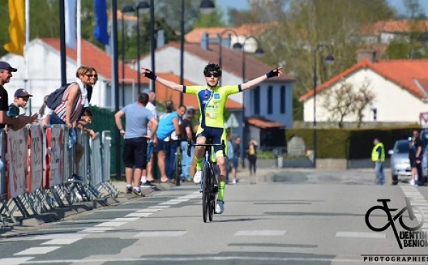 Les Essarts: Ryan Applencourt (Bressuire AC) en solitaire