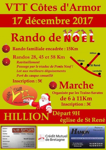 Rando de Noel VTT Côtes d&#039;Armor