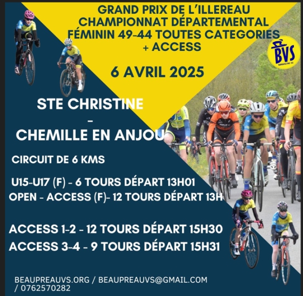 GP de l&#039;Illereau à Sainte Christine-Chemillé en Anjou