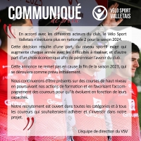 Saison 2024: Le VS Valletais n&#039;évoluera plus en N2