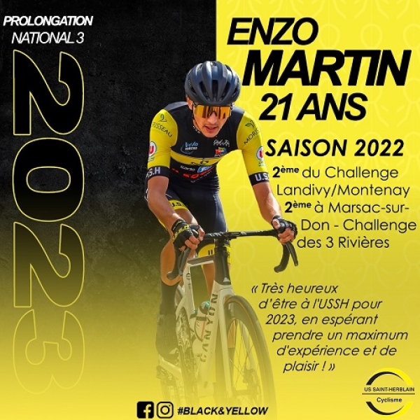 Enzo Martin intègre la N3 de L&#039;USSHC
