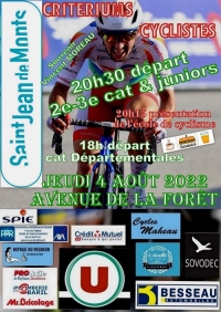 Critérium de St Jean de Monts 2,3+J