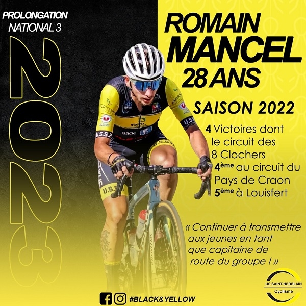 Romain Mancel prolonge avec L&#039;USSHC