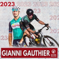 Gianni Gauthier (Sojasun) signe au VS Valletais