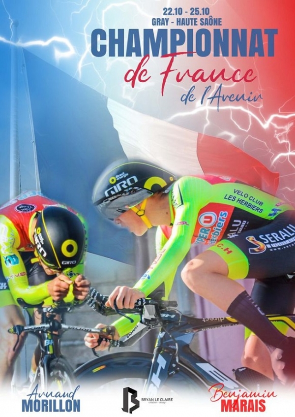 VC les Herbiers: 2 coureurs au Chpt. de France de l&#039;Avenir