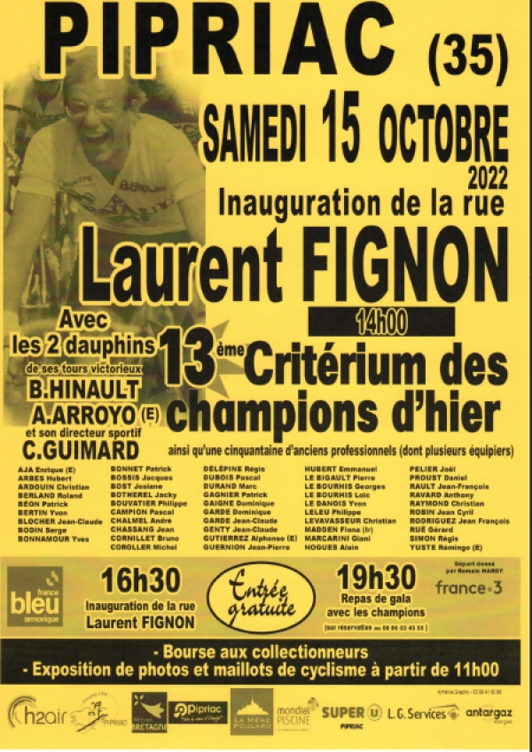 Pipriac: &quot;13ème Critérium des Champions d&#039;hier&quot;
