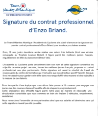 Enzo Briand chez les professionnels en 2023