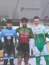 Challans:Théo Menant (Team LMP-La Roche VC) le plus rapide