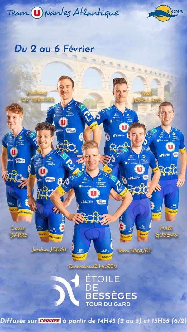 Etoile de Bessèges: Compo du Team U Nantes Atlantique