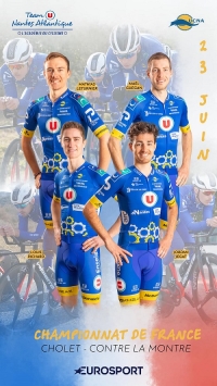 Chpt. de France à Cholet: Compo Team UNA pour le CLM Ind.