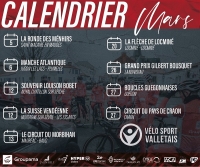 VS Vallet: Calendrier course de Mars