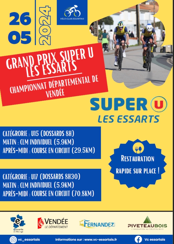 Les Essarts (U17/U15) &quot;GP Super U&quot;