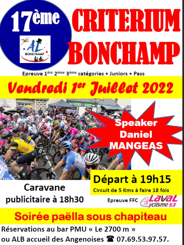 Bonchamp  1,2,3+J