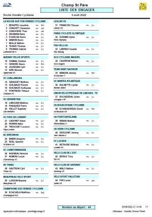 Champ St Père 2,3+J