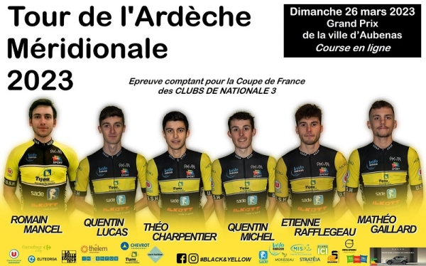 Tour de l&#039;Ardèche Méridionale: Compo US St Herblain Cyclisme