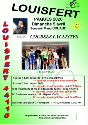 Louisfert "Souvenir Manu Cruaud" (J2)