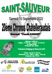 20ème Edition du Chrono Chatelleraudais