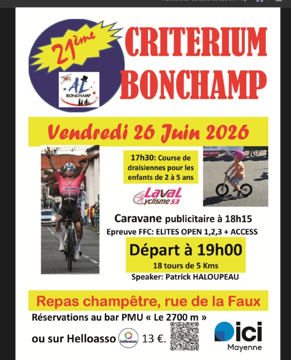 Bonchamps "Critérium"