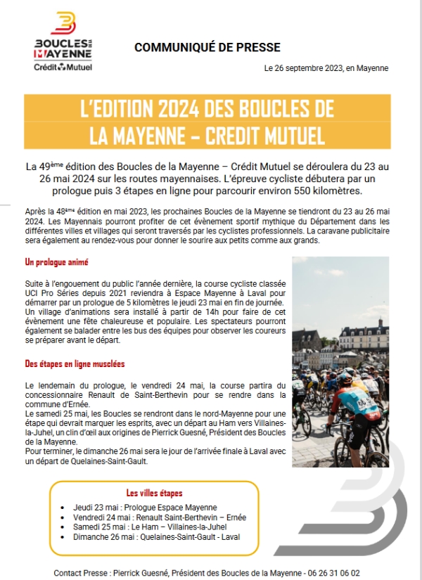 Boucles de la Mayenne-Crédit Mutuel 2024