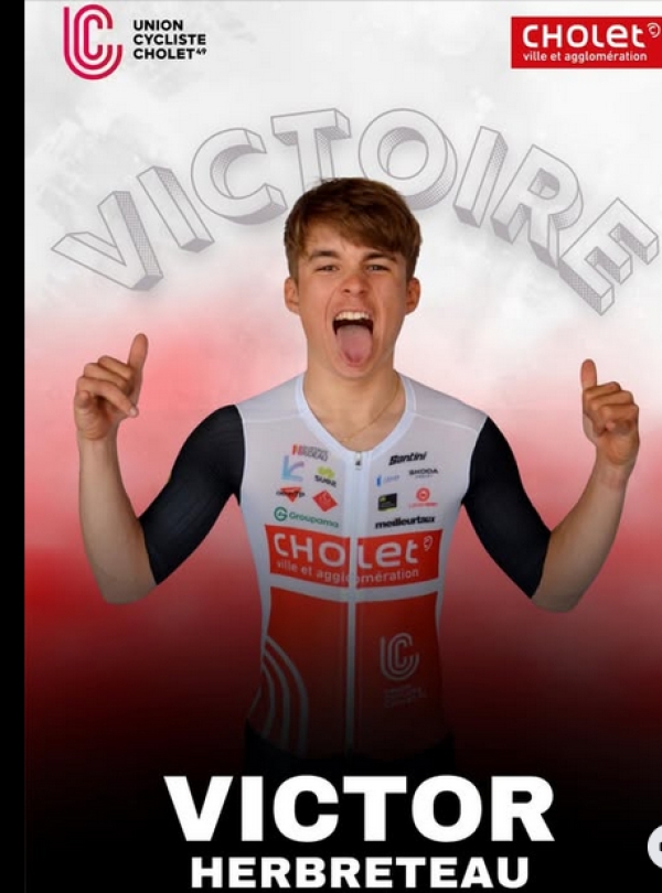 Route Des Mégalithes: Victor Herbreteau (UC Cholet 49)