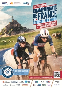 Chpts. de France de cyclisme sur route 2024: Affiche Officielle