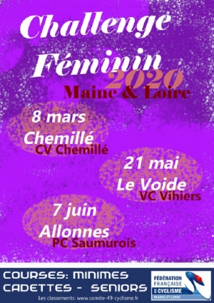 Challenge  Féminin 49, 2020