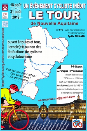 Cyclo: Tour de  Nouvelle-Aquitaine