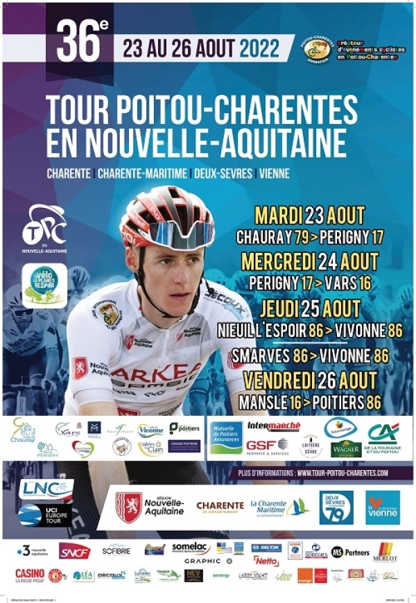 Tour Poitou-Charentes 2022 : Communiqué N°2