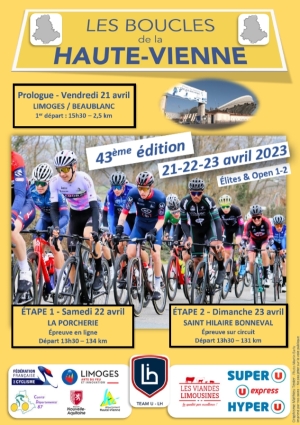 Les Boucles de la Haute-Vienne: Et.1 Horaires du Prologue