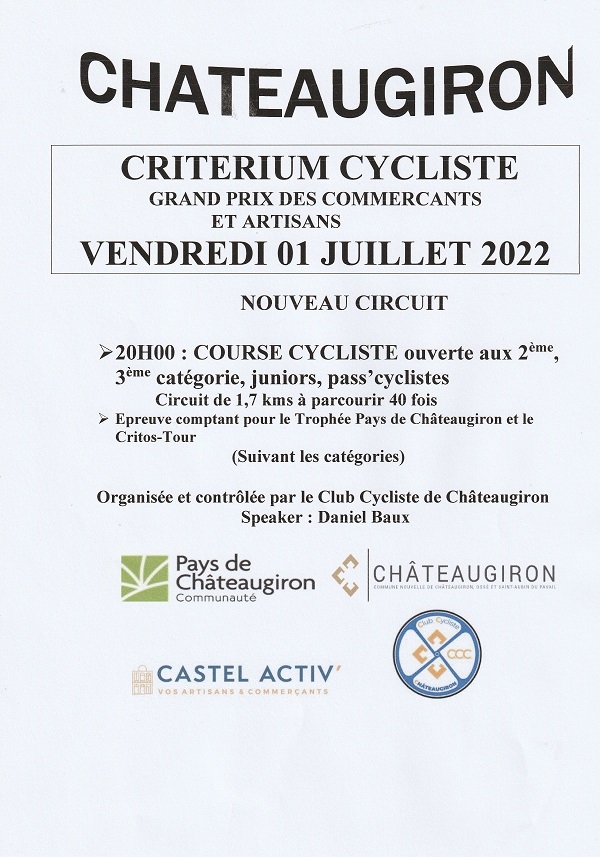 Critos 35 &quot;Châteaugiron&quot; 2,3,+J