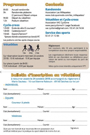 Bulletin Inscription Festival D&#039;Automne