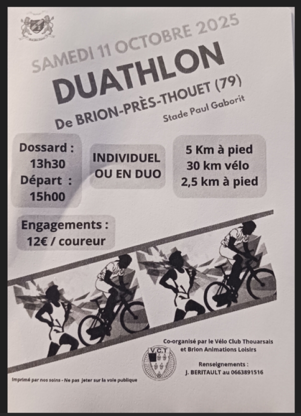 Brion-Près-Thouet &quot;Duathlon&quot;