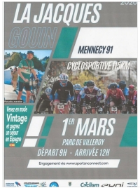 Cyclosportive "La Jacques Gouin 2026"