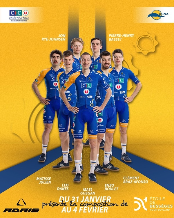 Etoile de Bessèges-Tour du Gard: Compo CIC U Nantes Atlantique