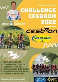 Epreuves du Challenge Cesbron 2022