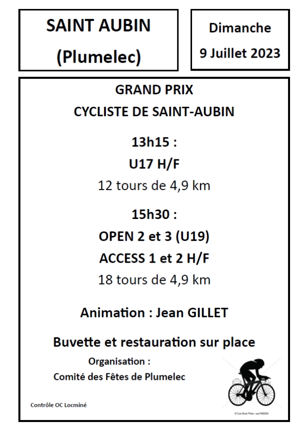Plumelec &quot;GP de St Aubin&quot;