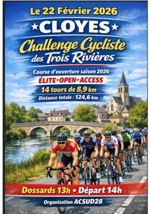 L'épreuve de Cloyes-les-Trois-Rivières n’aura pas lieu