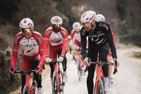 Thomas Champion sur le Strade Bianche