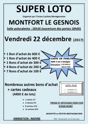 Loto Montfort Le Gesnois