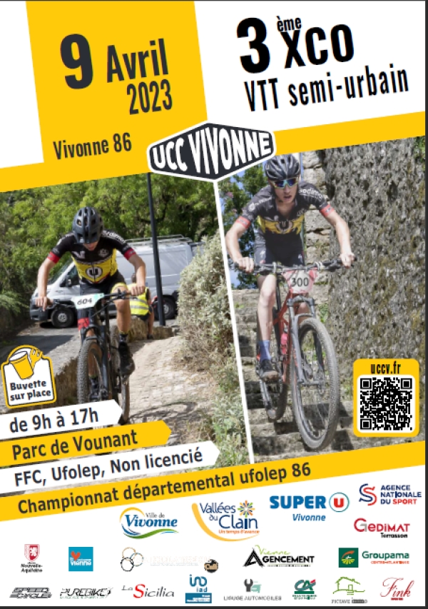 Vivonne: 3ème XCO VTT