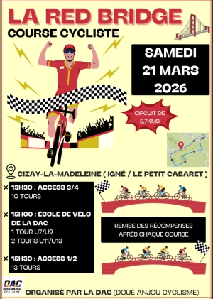 Cizay-la-Madeleine "La Red Bridge"