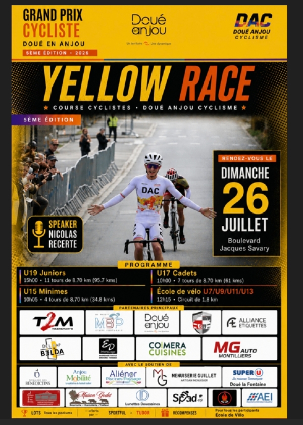 Doué Anjou Cyclisme "Yellow Race"