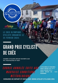 GP de Coëx (Ufolep): Annulé