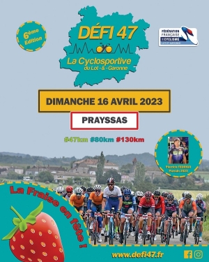 Cyclosportive &quot;Défi 47&quot;: Classement du 130 Km
