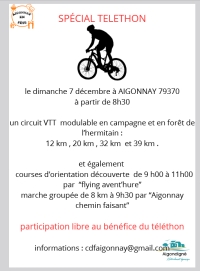 Aigonnay &quot;Rando Téléthon&quot;