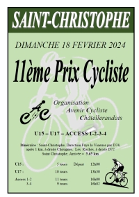 St Christophe &quot;11ème Prix Cycliste&quot;