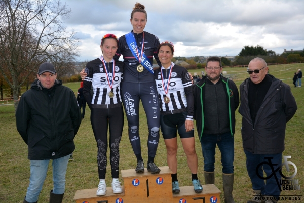 CX Saumur: Podium Juniors Dames